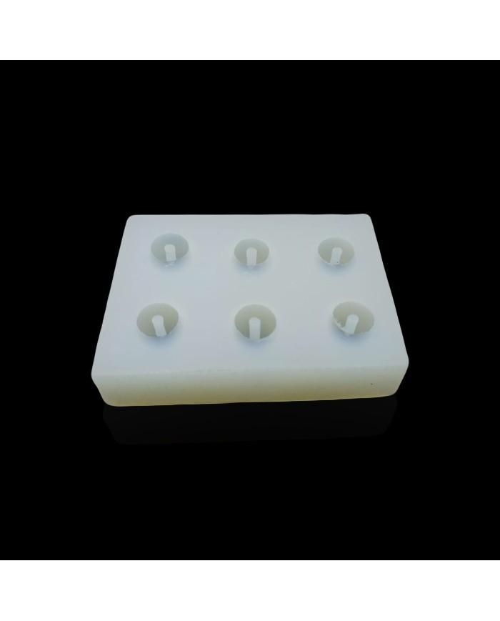 5 Adet 22mm Boncuk Reçine Epoksi  Silikon Kalıp - 690