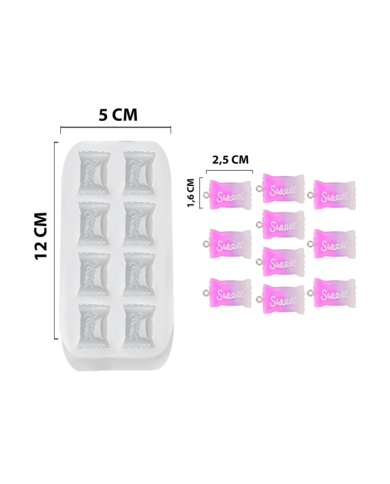 5 Adet Epoksi Sweet Şeker Kalıbı