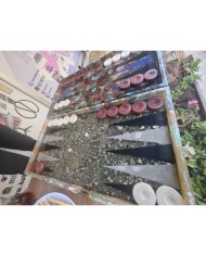 Tavla Silikon Kalıbı - Reçine epoksi Kalıp - 47x24 cm