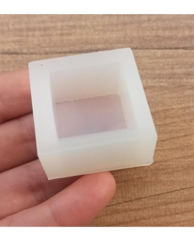Küp Epoksi Reçine Kalıp 2.5x2.5 Derinlik 2 cm Kod 1338