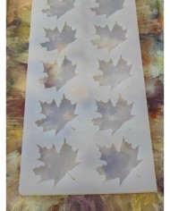 10'lu Epoksi Reçine Silikon Kalıp Çınar Yaprağı Modeli