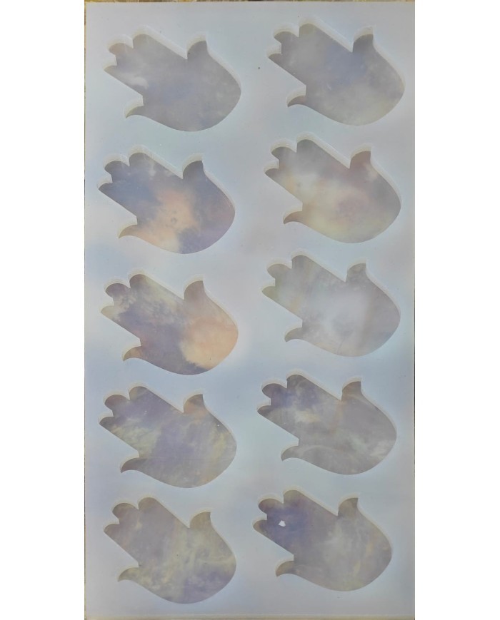 10'lu Fatma Eli Epoksi Reçine Silikon Kalıp