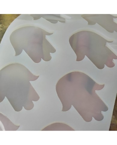 5 Adet 10'lu Fatma Eli Epoksi Reçine Silikon Kalıp