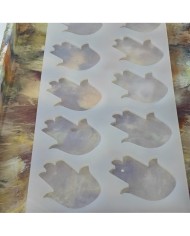 5 Adet 10'lu Fatma Eli Epoksi Reçine Silikon Kalıp