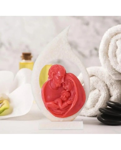 Kutsal Aile Mum Silikon Kalıbı - Kod:1168