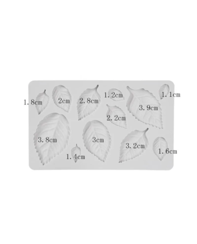 Yaprak Silikon Kalıp - Hobi Silikon Kalıbı -Kod:1129