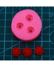 3D Fondan Kek Silikon Kalıp - Hobi Silikon Kalıbı -Kod:1136