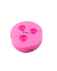 3D Fondan Kek Silikon Kalıp - Hobi Silikon Kalıbı -Kod:1136