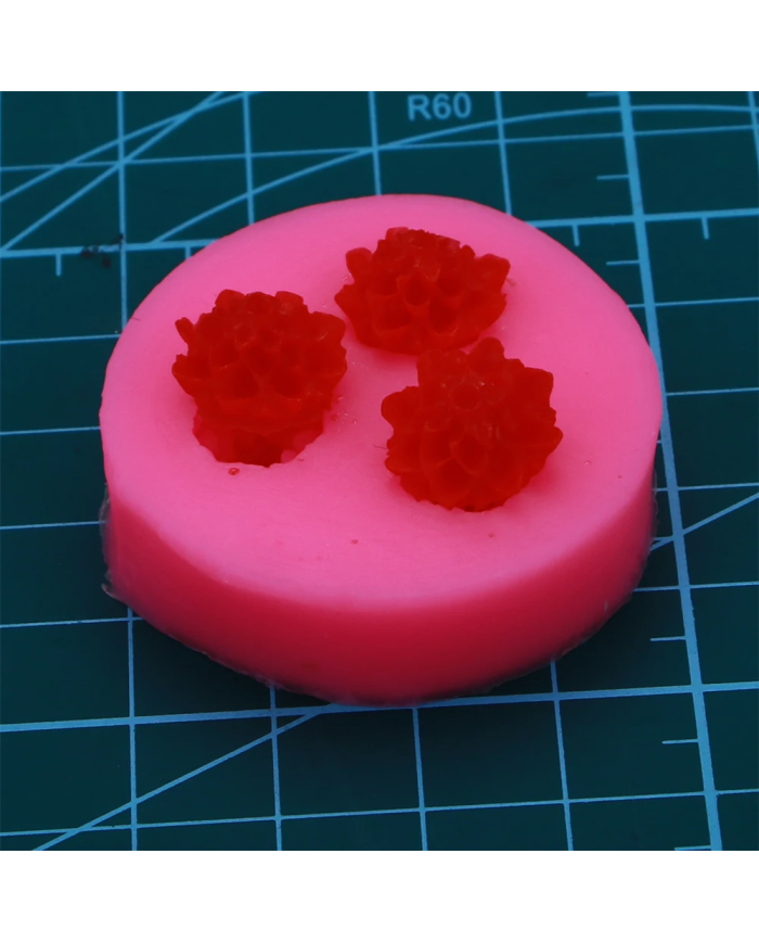 3D Fondan Kek Silikon Kalıp - Hobi Silikon Kalıbı -Kod:1136