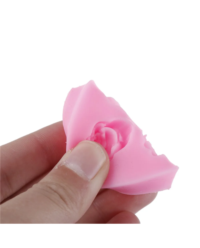 Gül Yaprakları Silikon Kalıp - Hobi Silikon Kalıbı -Kod:1138