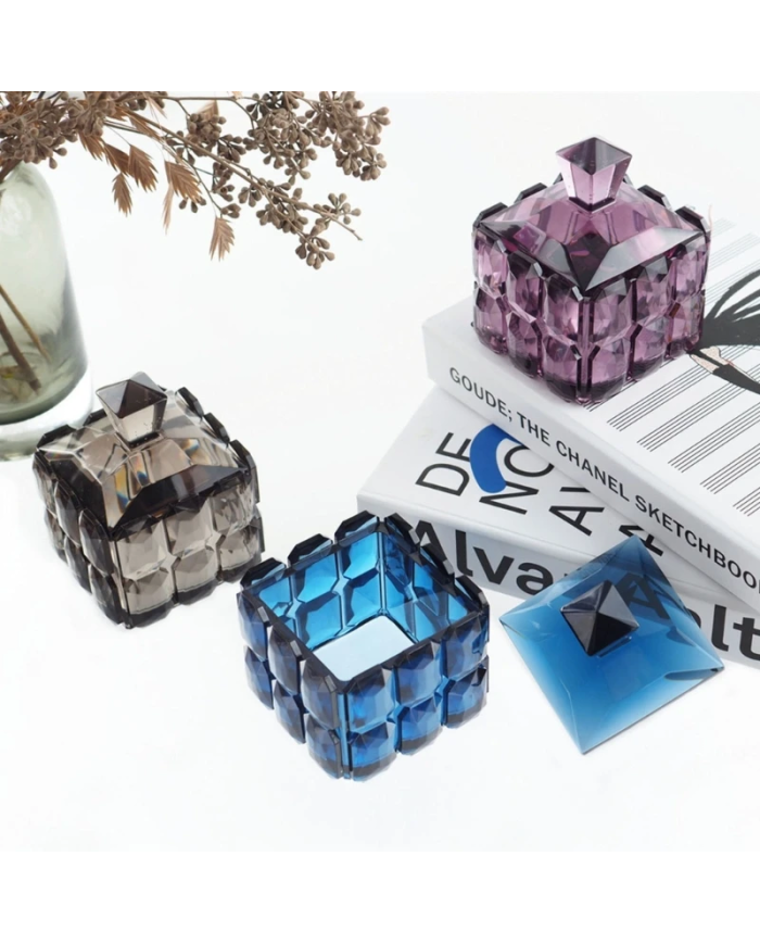 Epoksi,Beton Şekerlik, Saklama Kutusu Kalıbı -Kod:1156