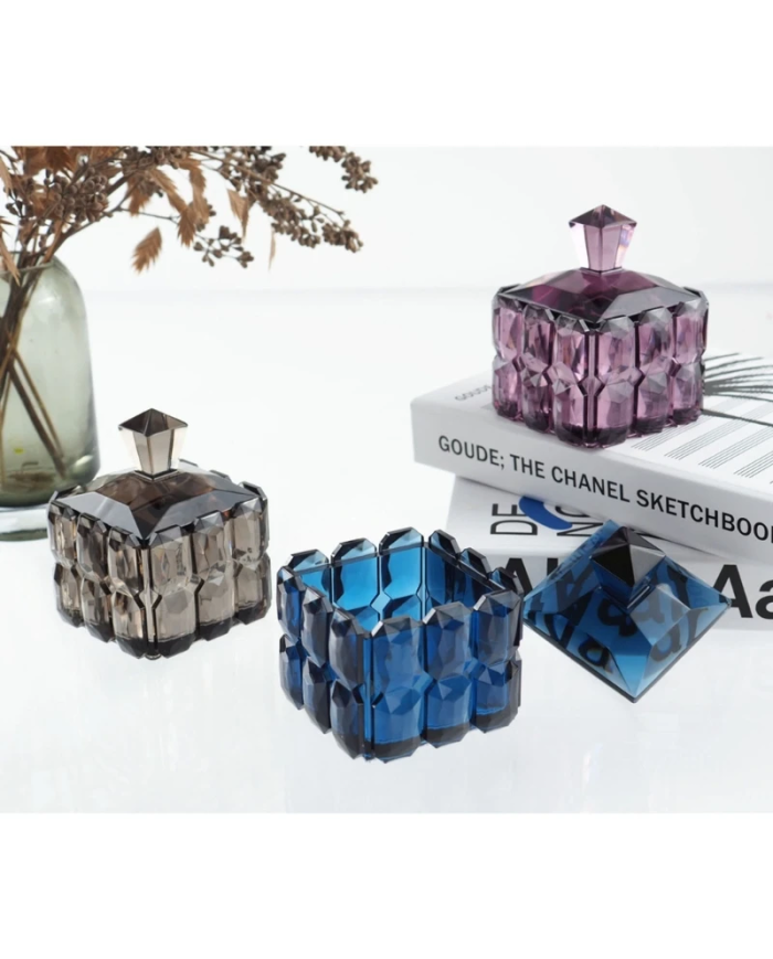 Epoksi,Beton Şekerlik, Saklama Kutusu Kalıbı -Kod:1156