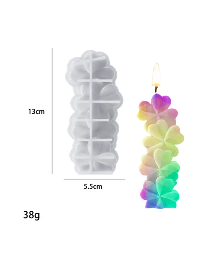 Papatya Modeli Mum Hobi Silikon Kalıbı - Kod: 1152