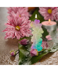 Yonca Modeli 3D Mum Hobi Silikon Kalıbı - Kod: 1151