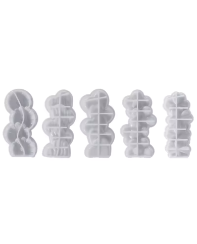 Yonca Modeli 3D Mum Hobi Silikon Kalıbı - Kod: 1151