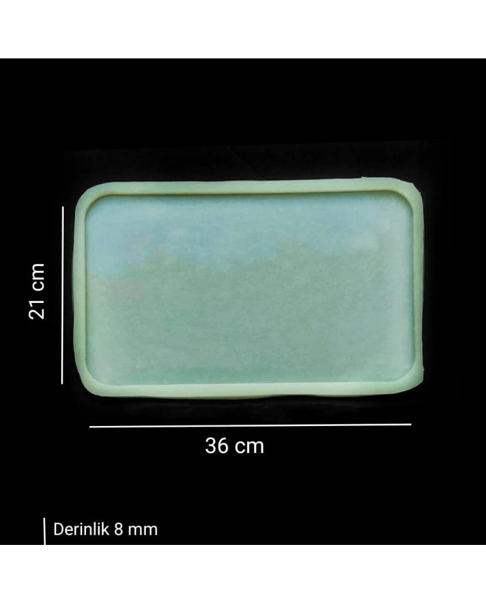 36 x 21 cm Dikdörtgen Tepsi Kalıbı