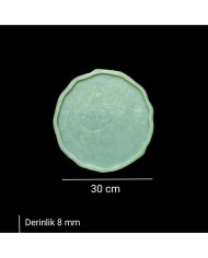 30 cm - Kavisli Yuvarlak Tepsi Kalıbı