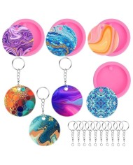 10'lu Anahtarlık Silikon Epoksi Reçine Kalıbı