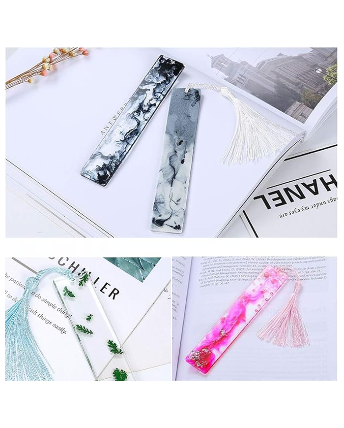 10'lu Kitap Ayracı Silikon Epoksi Reçine Kalıbı