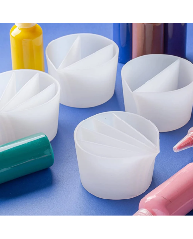 4 Gözlü Beher Epoksi Boya Döküm Silikon Kabı:1034