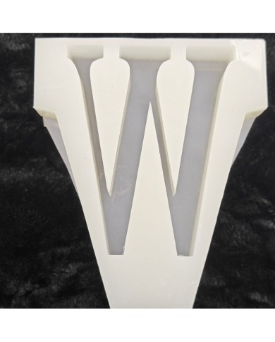 W Harfi Epoksi Beton Mum Kalıp - L Boy