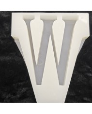 W Harfi Epoksi Beton Mum Kalıp - L Boy