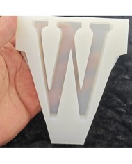 W Harfi Epoksi Beton Mum Kalıp - L Boy