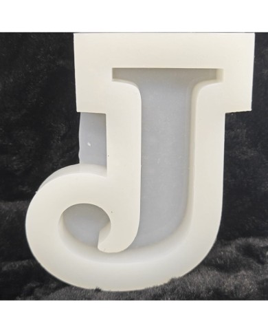 J Harfi Epoksi Beton Mum Kalıp - L Boy