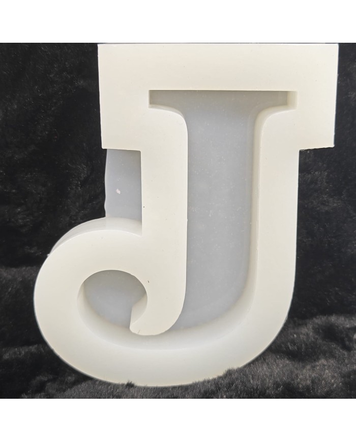 J Harfi Epoksi Beton Mum Kalıp - L Boy