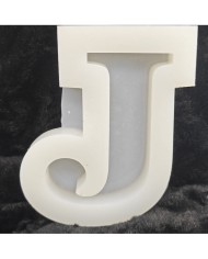 J Harfi Epoksi Beton Mum Kalıp - L Boy