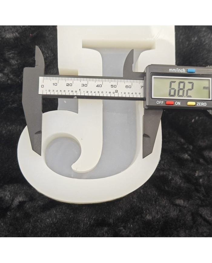 J Harfi Epoksi Beton Mum Kalıp - L Boy