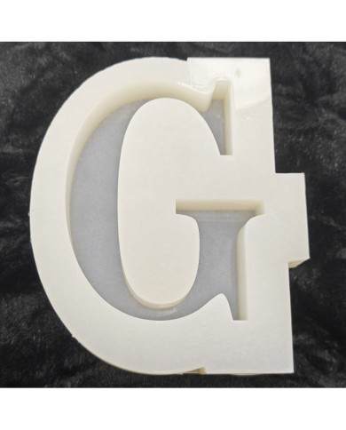 G Harfi Epoksi Beton Mum Kalıp - L Boy