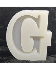 G Harfi Epoksi Beton Mum Kalıp - L Boy