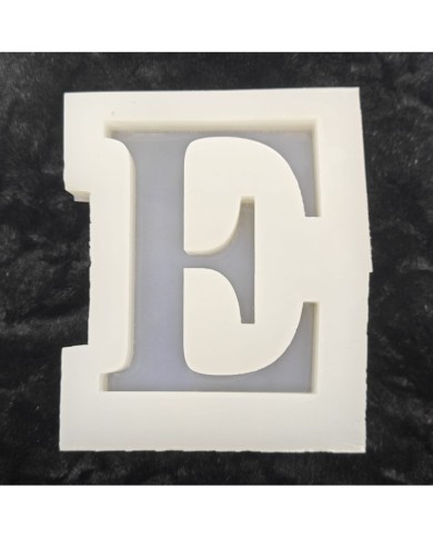 E Harfi Epoksi Beton Mum Kalıp - L Boy