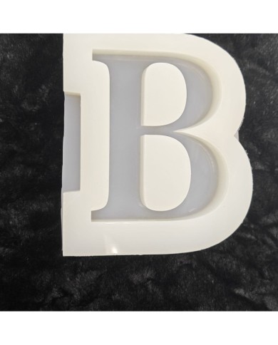 B Harfi Epoksi Beton Mum Kalıp - L Boy