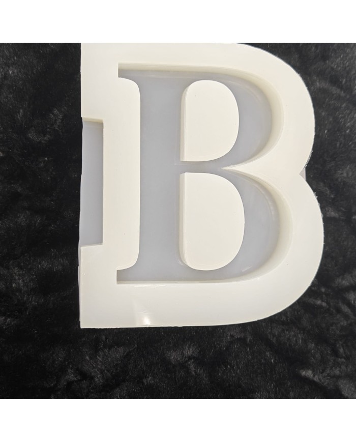 B Harfi Epoksi Beton Mum Kalıp - L Boy