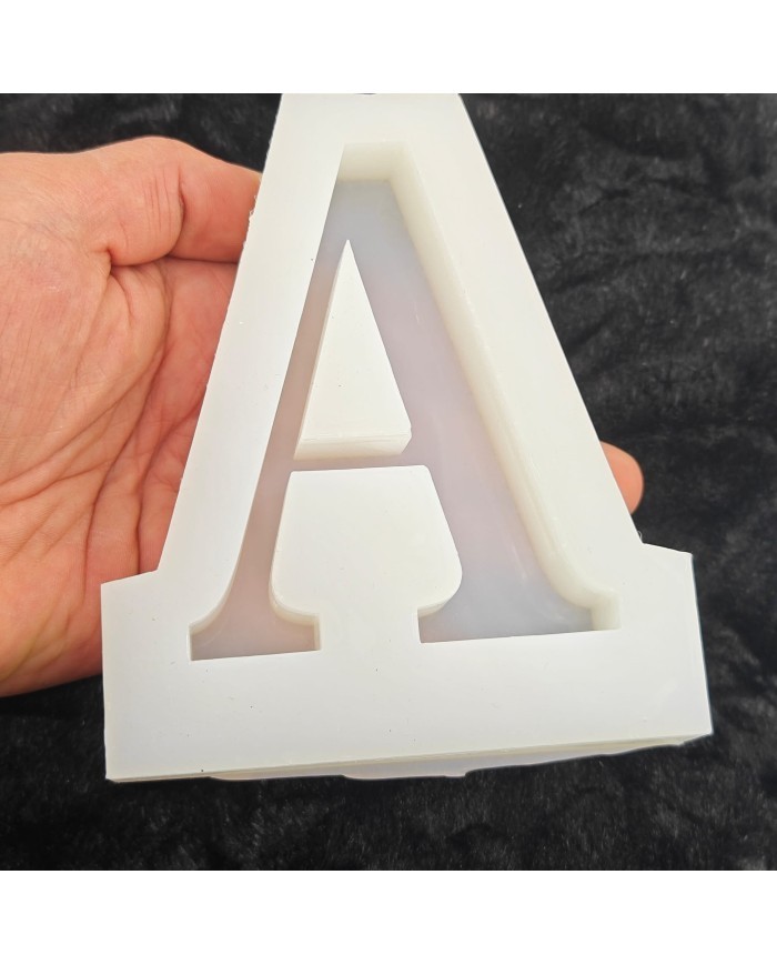 A Harfi Epoksi Beton Mum Kalıp - L Boy