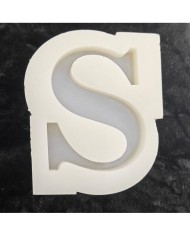S Harfi Epoksi Beton Mum Kalıp - L Boy