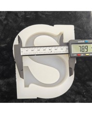 S Harfi Epoksi Beton Mum Kalıp - L Boy