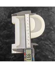 P Harfi Epoksi Beton Mum Kalıp - L Boy