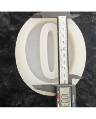 O Harfi Epoksi Beton Mum Kalıp - L Boy