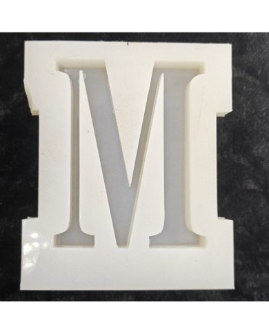 M Harfi Epoksi Beton Mum Kalıp - L Boy