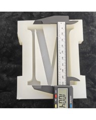 M Harfi Epoksi Beton Mum Kalıp - L Boy
