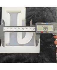 L Harfi Epoksi Beton Mum Kalıp - L Boy