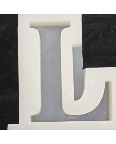 L Harfi Epoksi Beton Mum Kalıp - L Boy