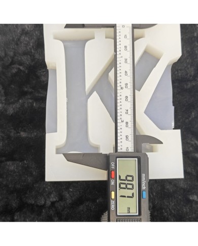 K Harfi Epoksi Beton Mum Kalıp - L Boy