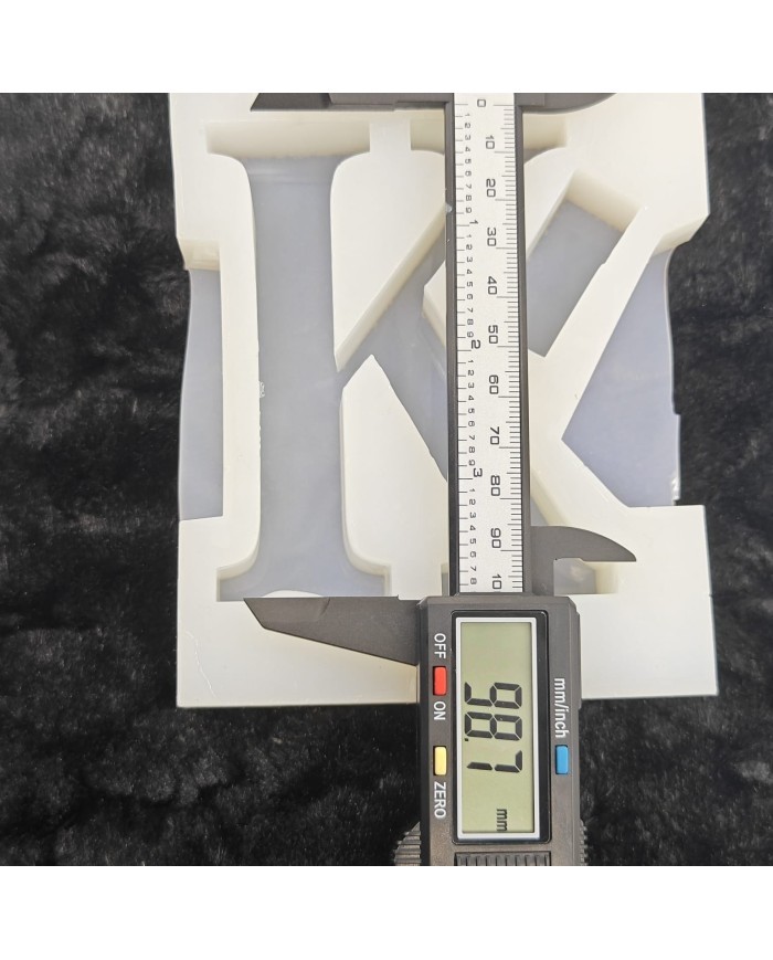 K Harfi Epoksi Beton Mum Kalıp - L Boy