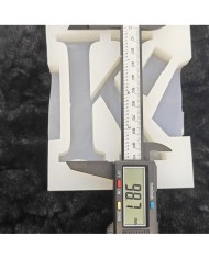 K Harfi Epoksi Beton Mum Kalıp - L Boy