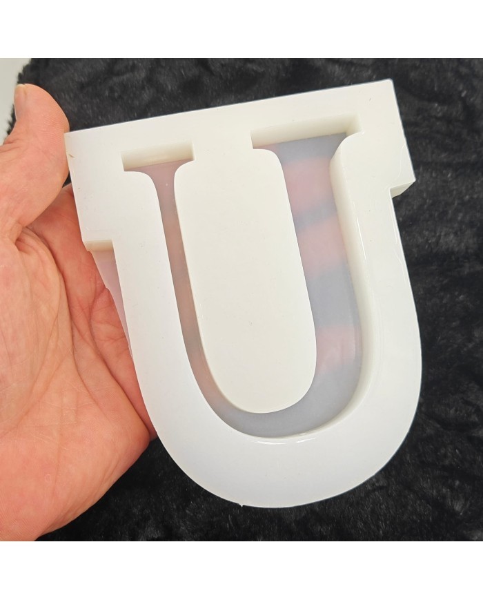 U Harfi Epoksi Beton Mum Kalıp - L Boy