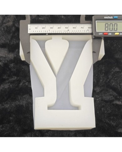 Y Harfi Epoksi Beton Mum Kalıp - L Boy
